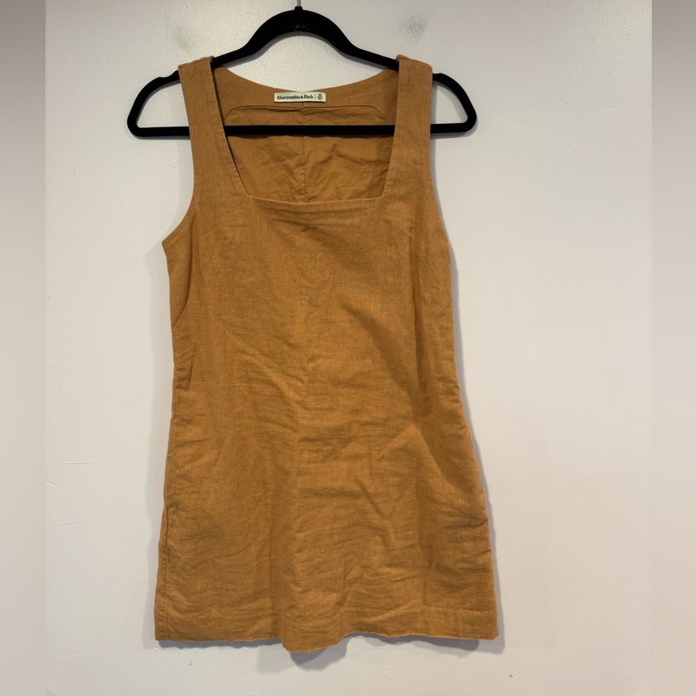 Abercrombie & Fitch Mustard Brown Mini Dress